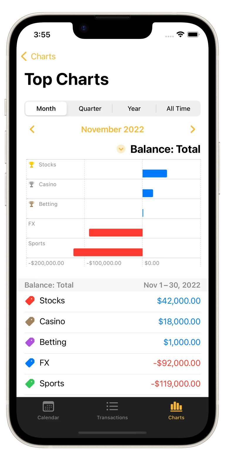 Sync across devices with iCloud.