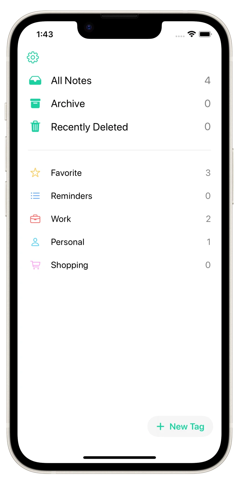 Simple, so you can write right away.