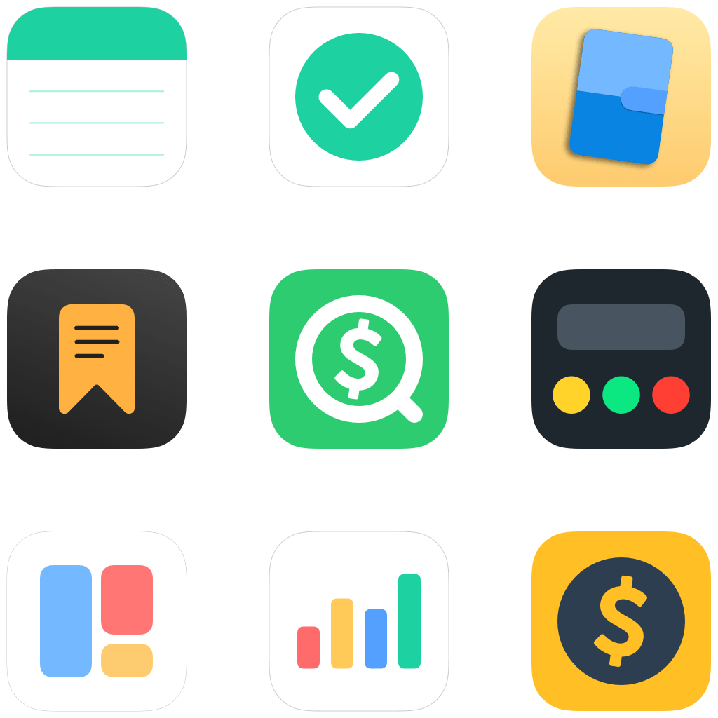 Monelyze app icons